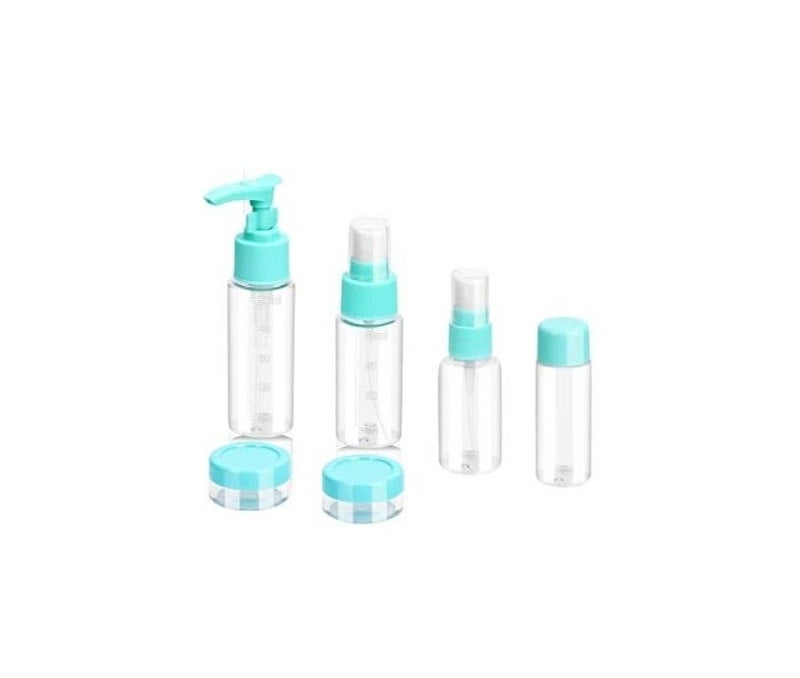 زجاجات سفر لمستحضرات التجميل، مجموعة ادوات تجميل للسفر قابلة لاعادة الملء ومضادة للتسرب (6 قطع) - Image 3